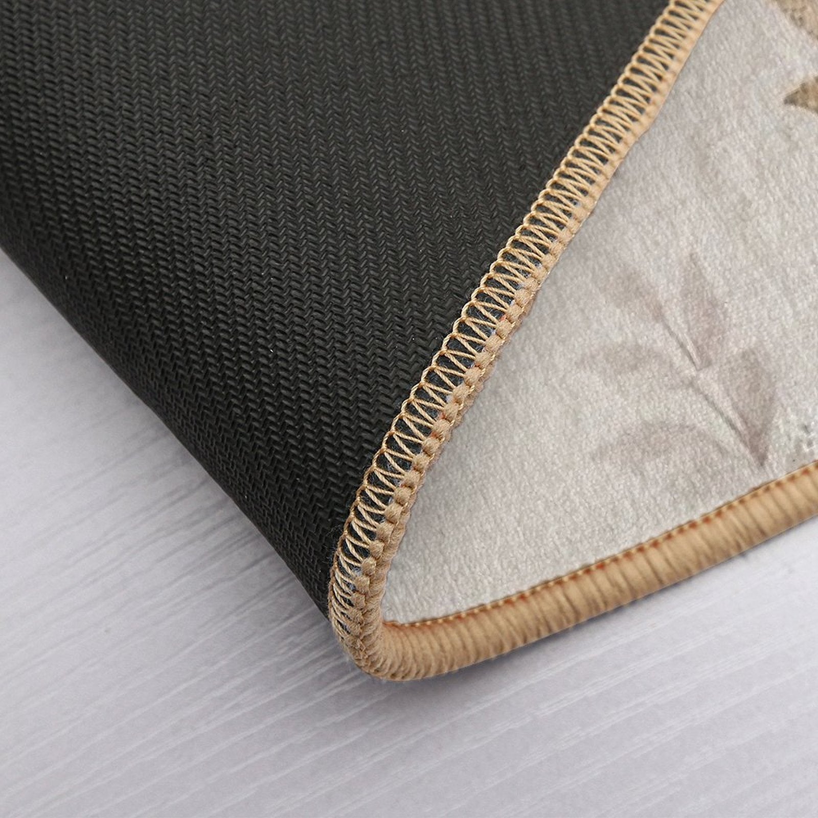 Gold Leaf Print  Toxin-Free Bath Mat