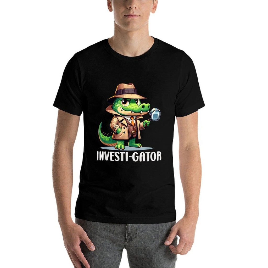 Private Investigator PI Funny Alligator Pun Detective Spy  Quick-drying T-Shirt