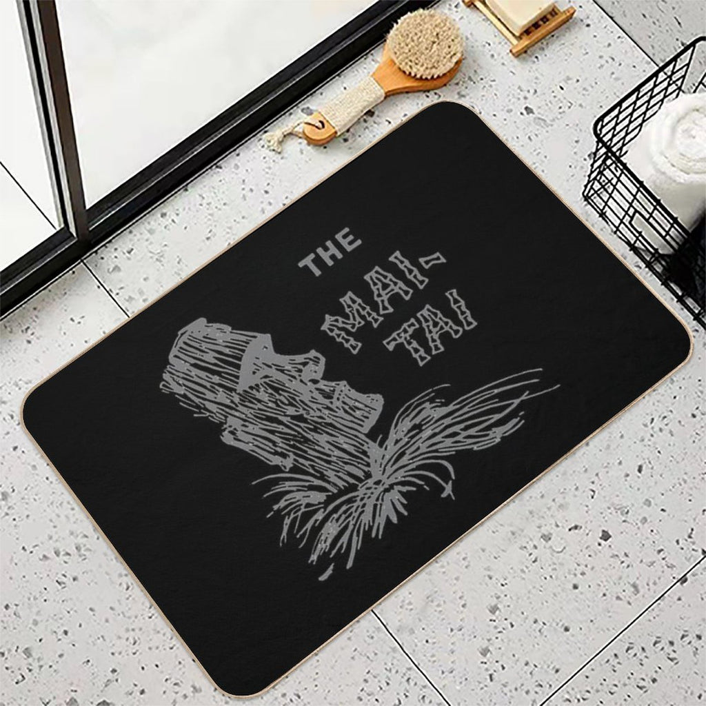 Vintage The Mai Tai - Tiki Idol  Non-Slip Bath Mat