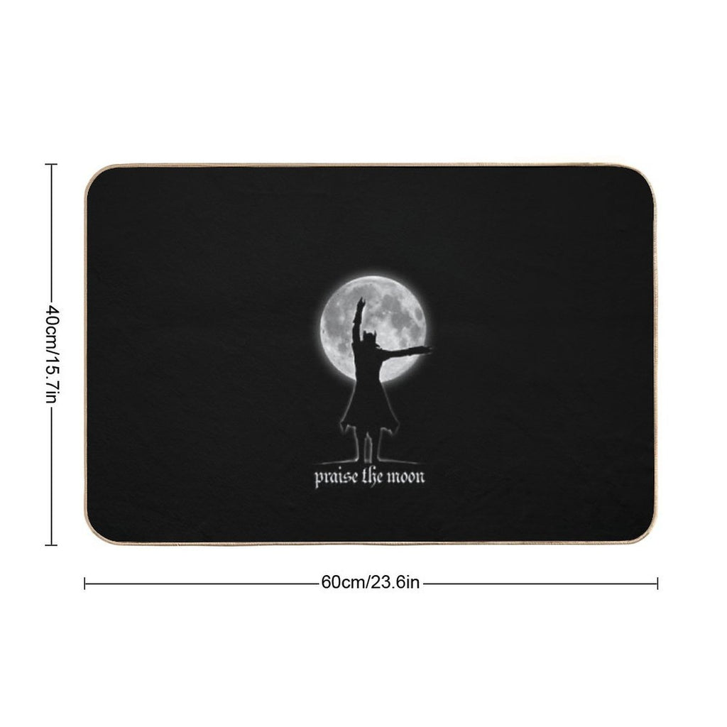 Praise The Moon  Non-Slip Bath Mat