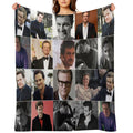 Colin Firth Photo Collage Compact Throw Blanket