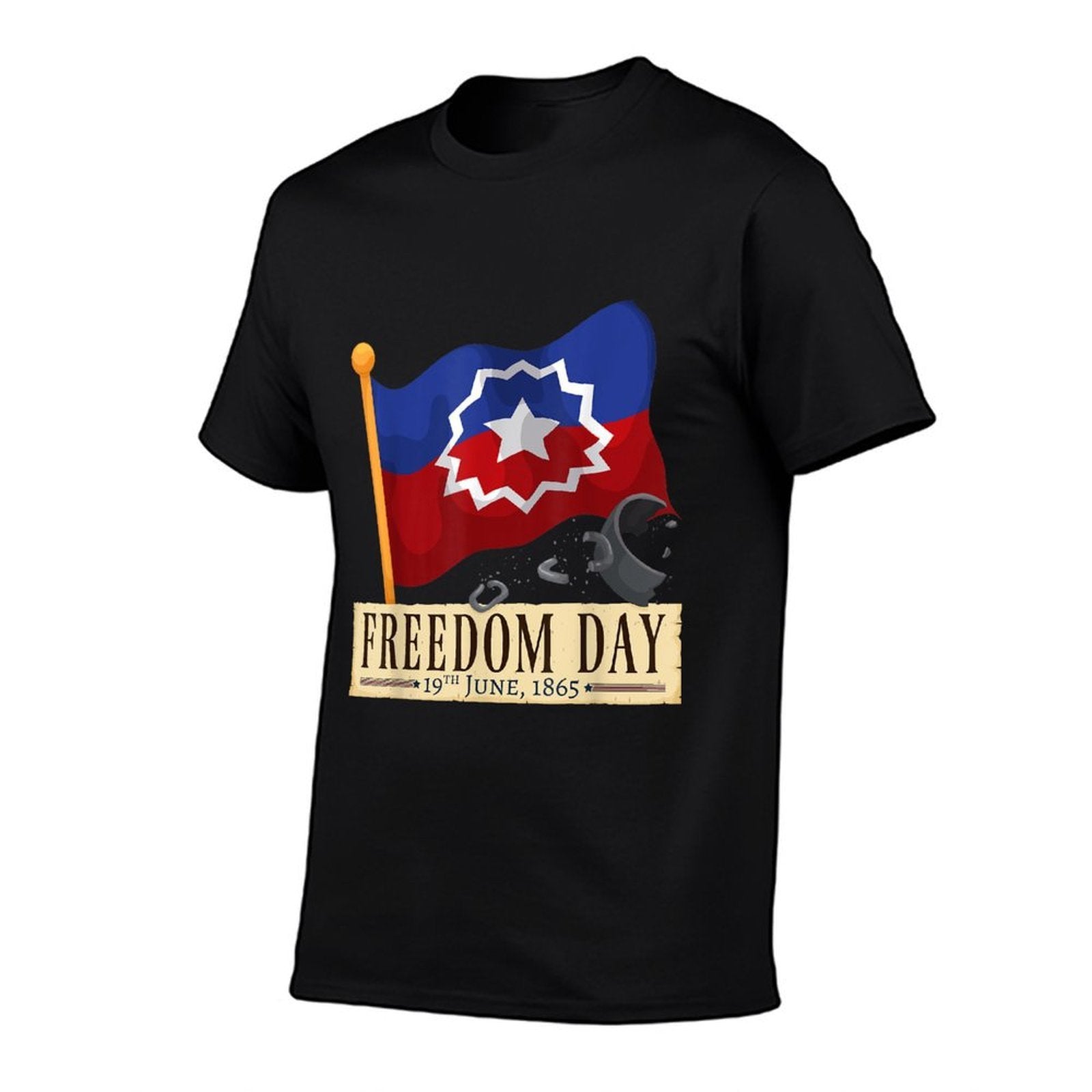 Black Proud African American for Juneteenth  Graphic-printed T-Shirt