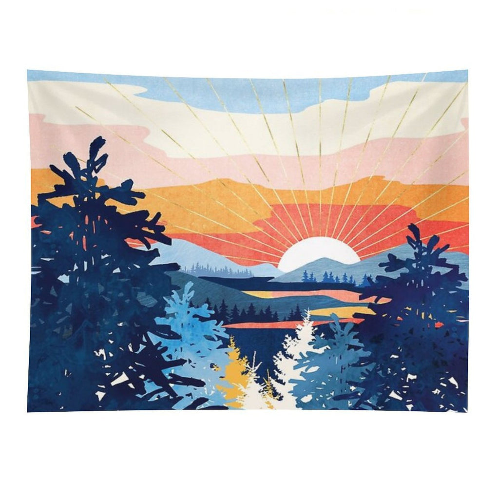 Sunset Lake Tapestry