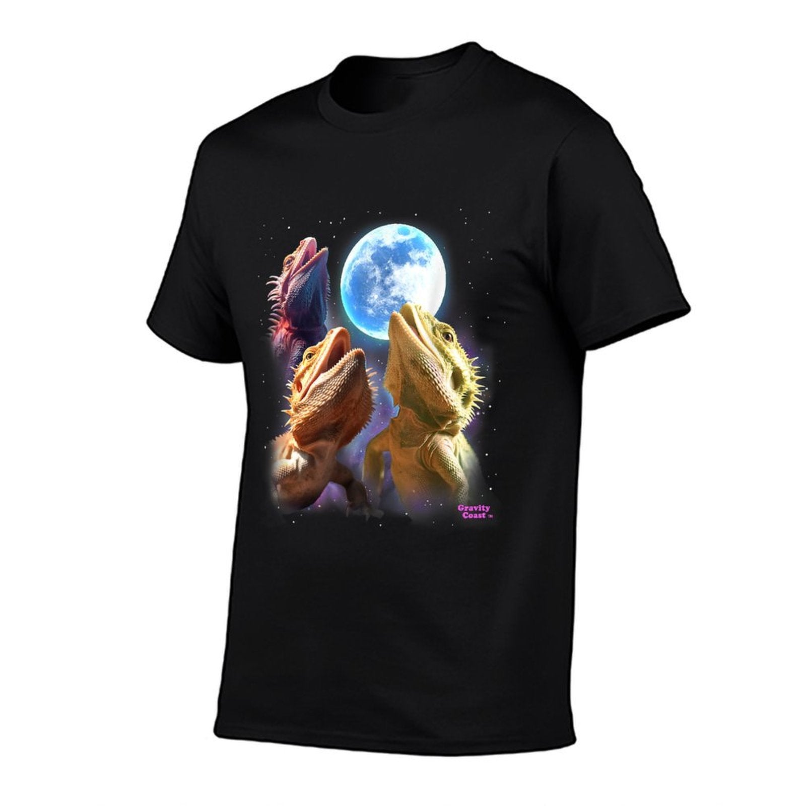 Bearded Dragons Lizards Howling at The Moon Beardies  Classic T-Shirt