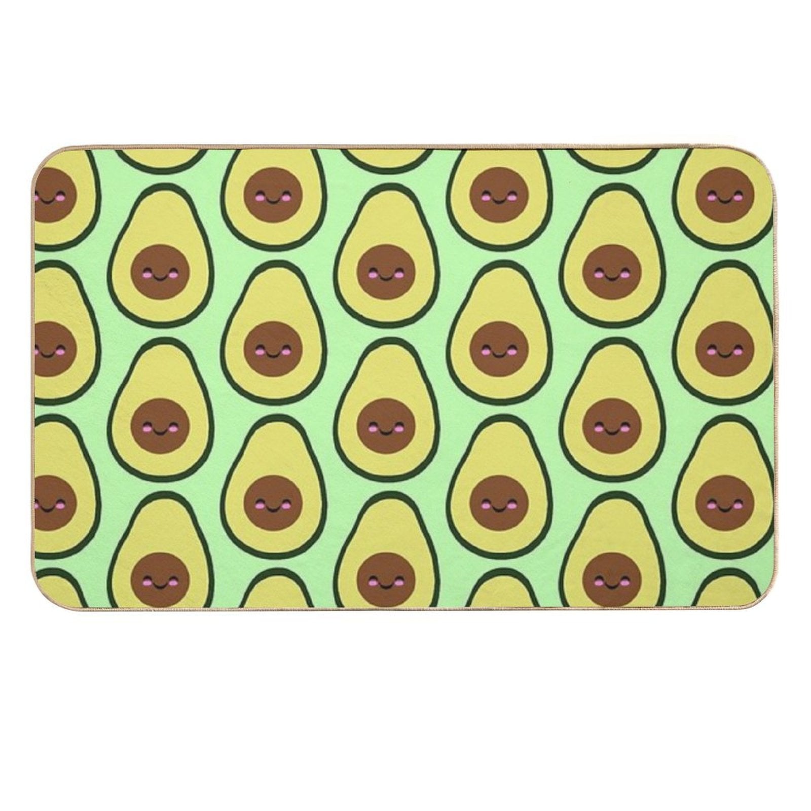 Blushing Avacado  Easy Maintenance Bath Mat