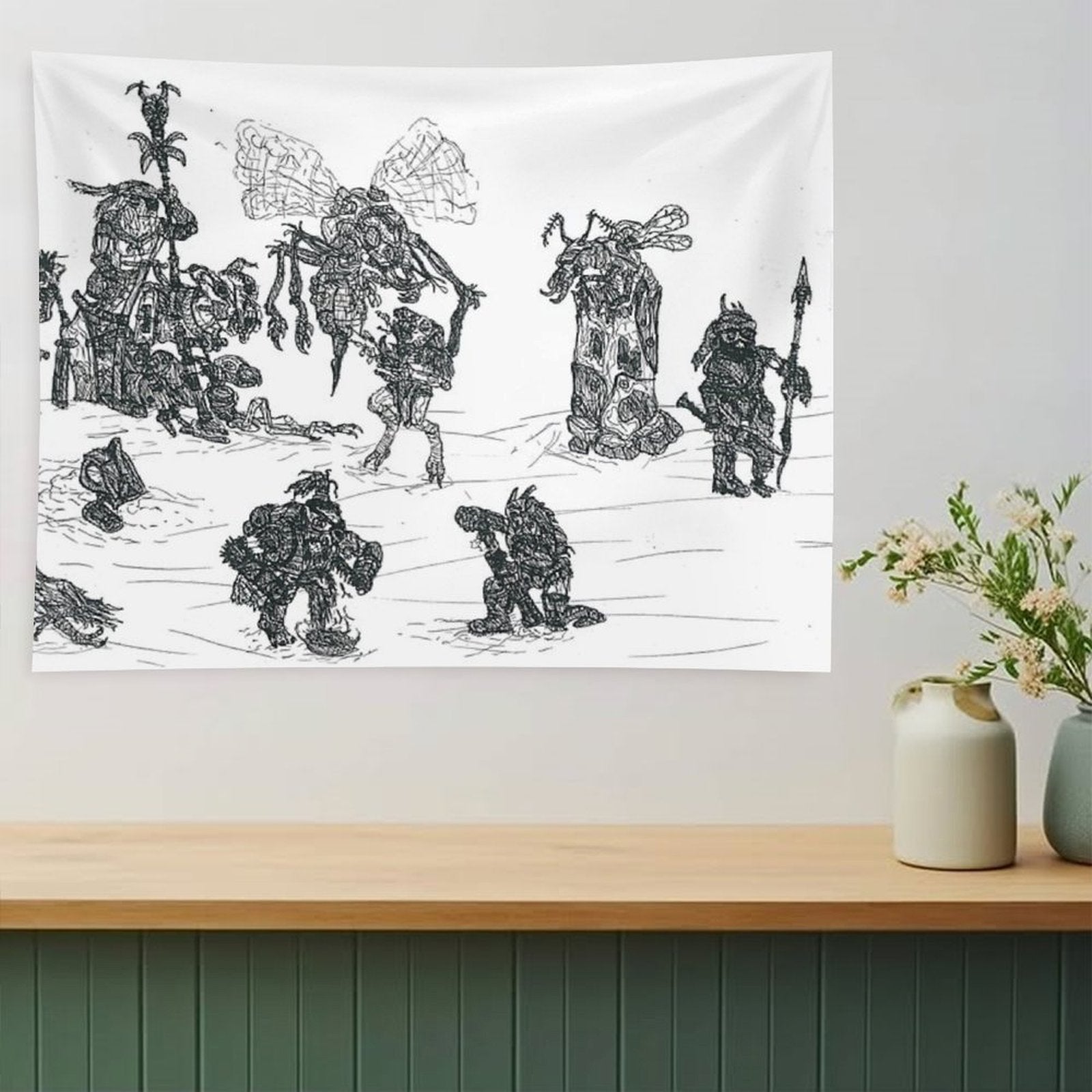 The Bug Lord Tapestry