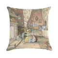 Lady Woodmouse Gets Primrose Ready for Bed Soft Luxury Feel Throw Pillow