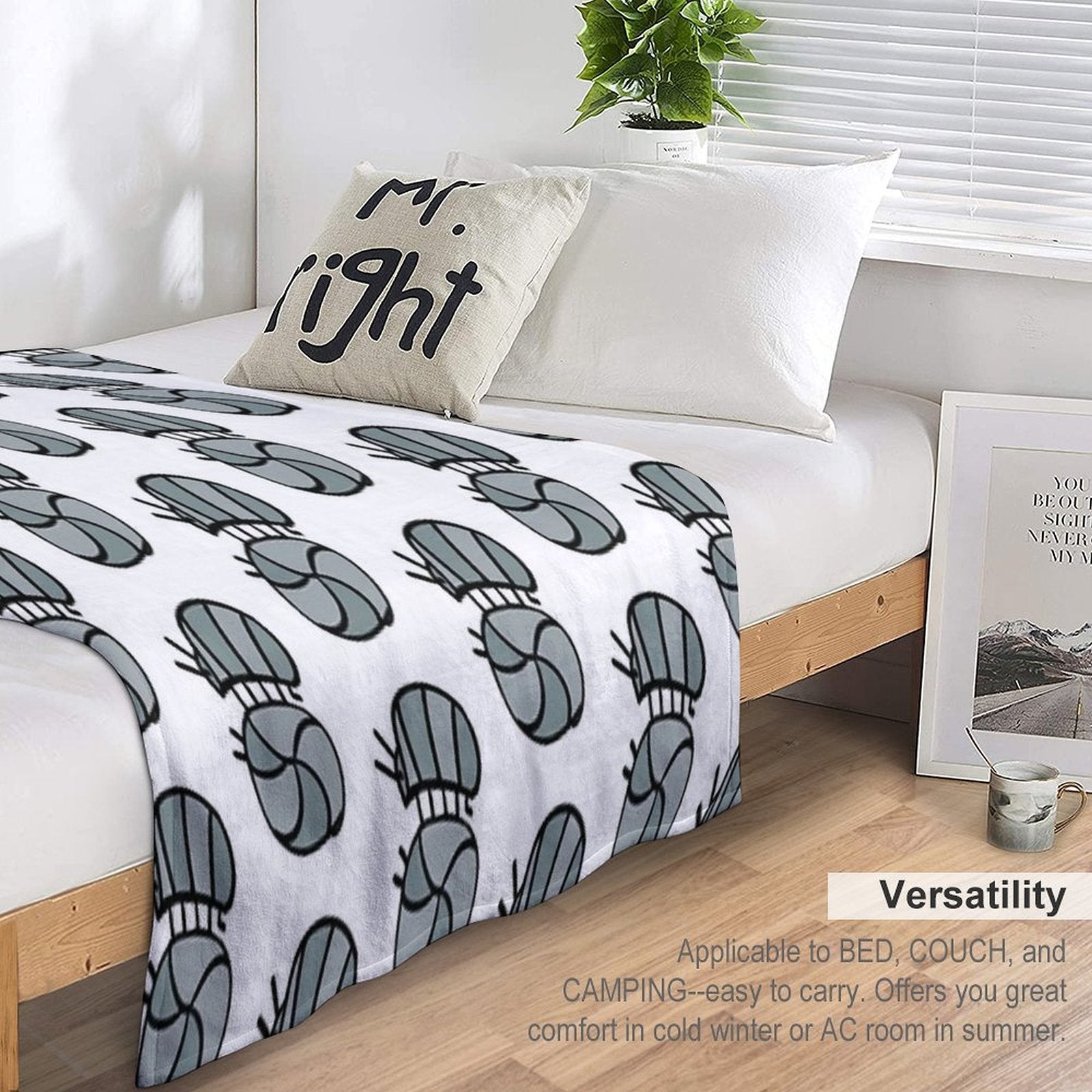 Roly-poly Machine-washable Throw Blanket