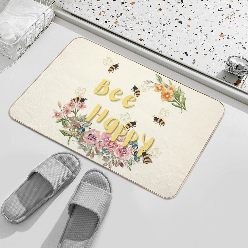 Bee Happy  Versatile Bath Mat