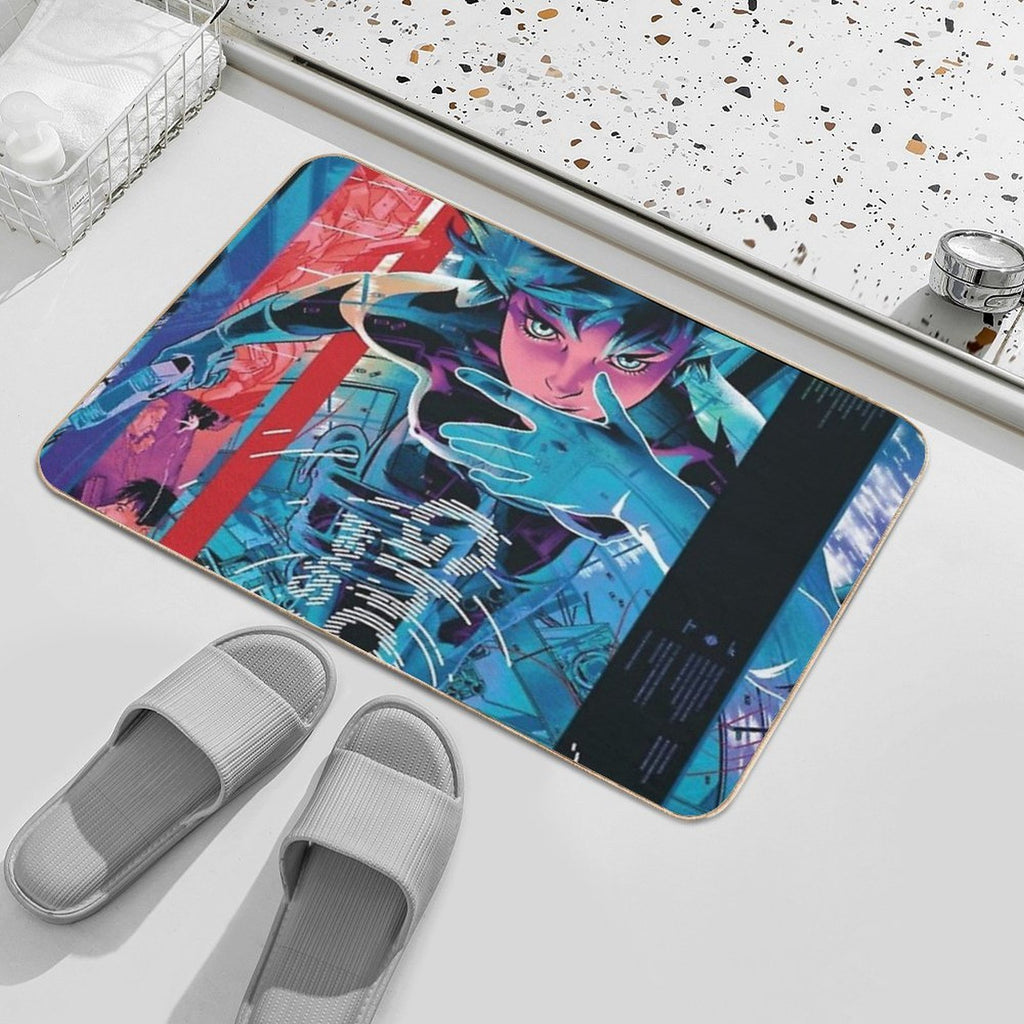 Ghost in The Shell by Emilie42  Dirt-Trapping Bath Mat