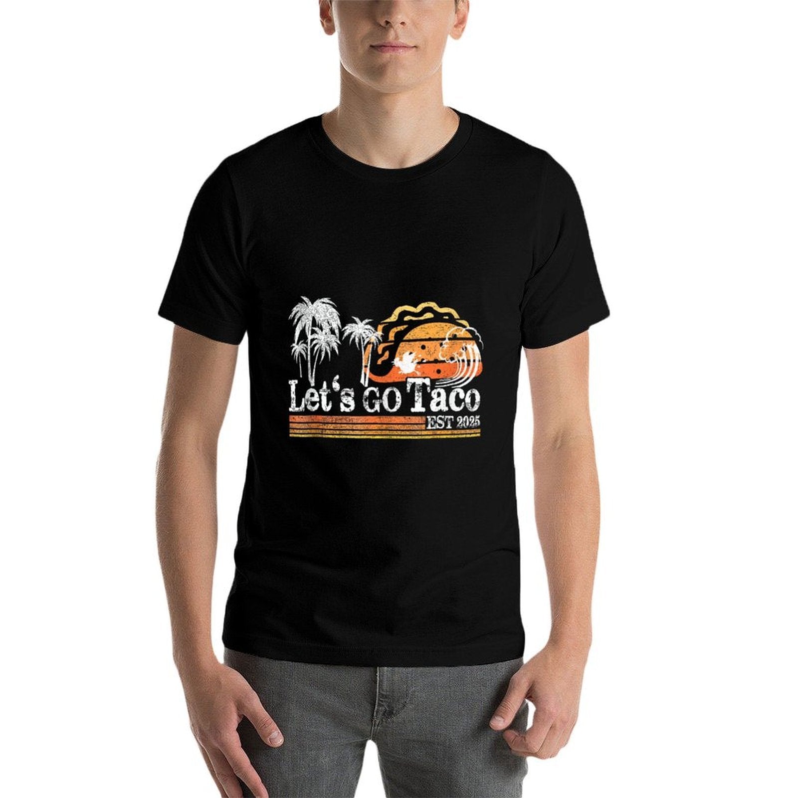 Lets Go Taco  High-quality Stitching T-Shirt