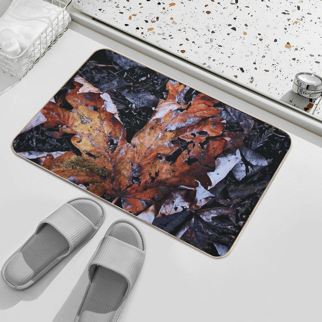 Maple Leaf in The Fall  High-Traffic Bath Mat