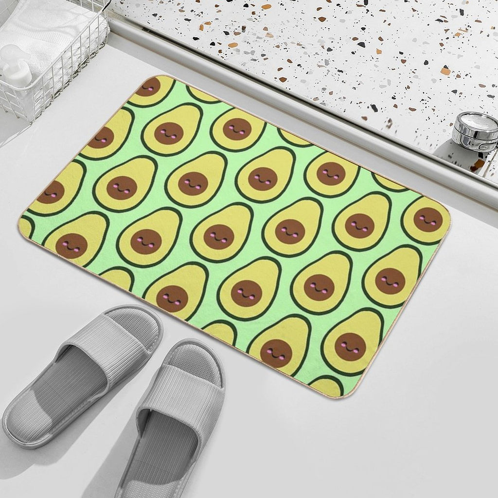 Blushing Avacado  Easy Maintenance Bath Mat