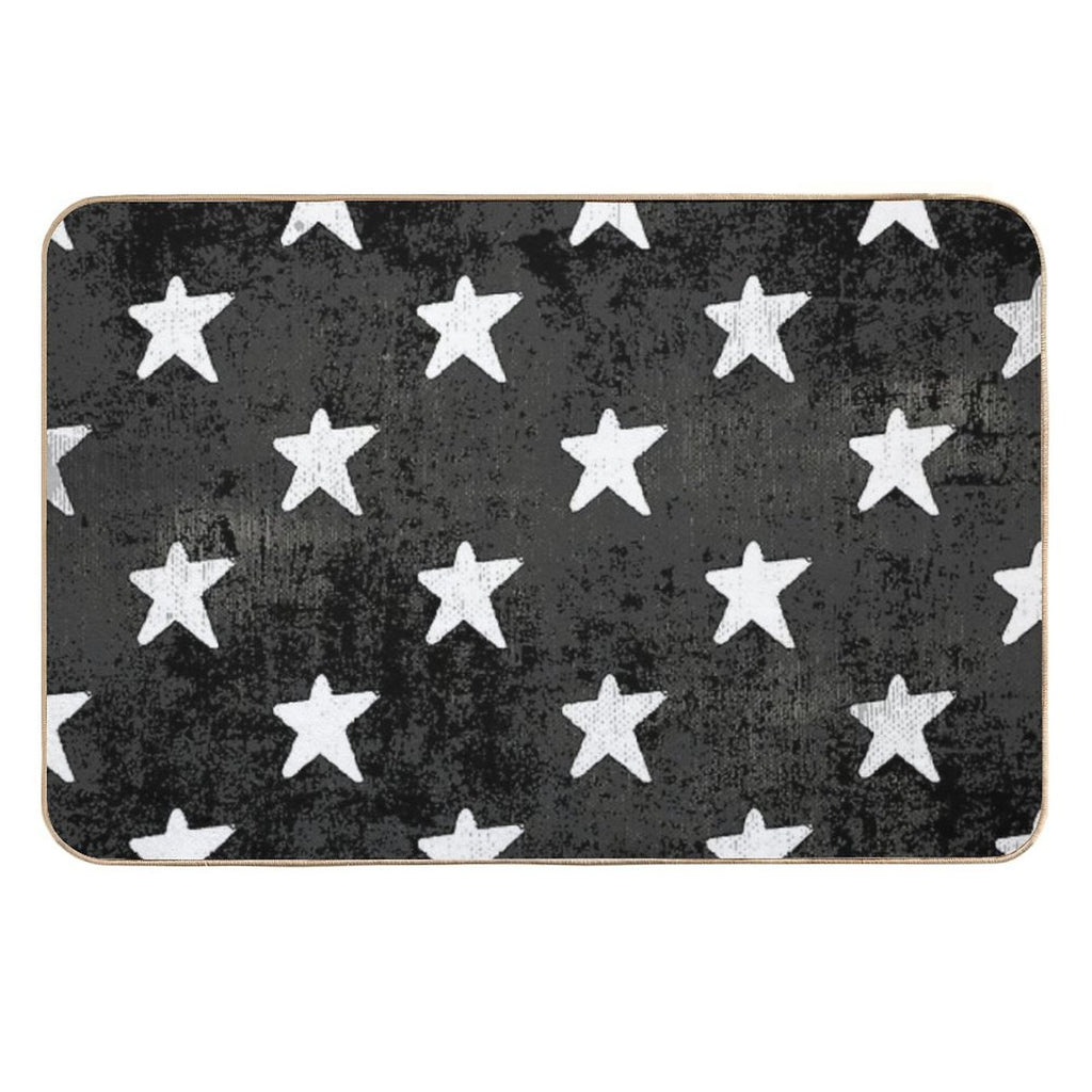 White Star  Repositionable Bath Mat
