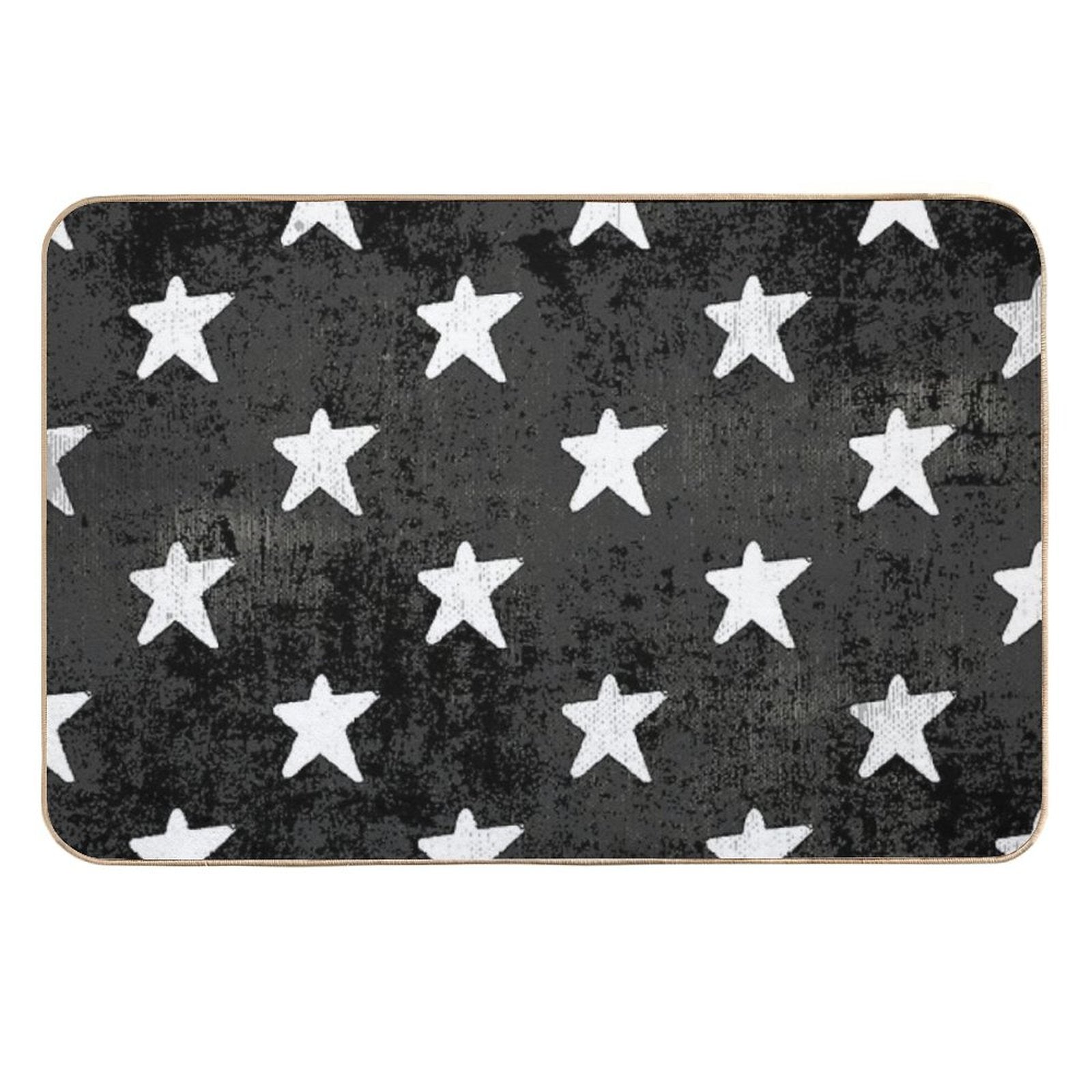 White Star  Repositionable Bath Mat