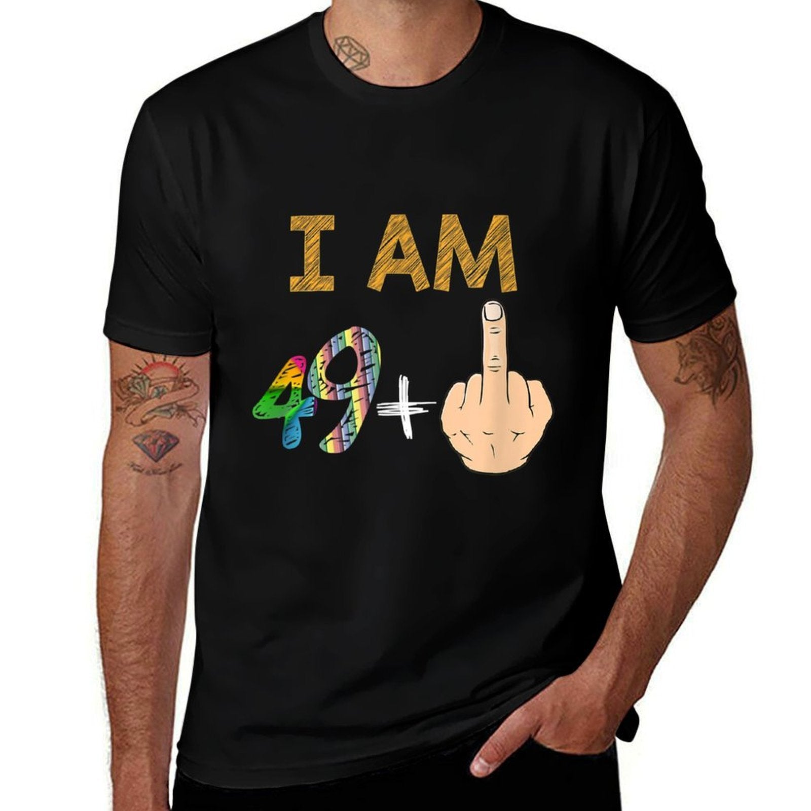 I"M 50th Birthday Gift Ideas Funny T Shirt For Men And Women  Tagless Design T-Shirt