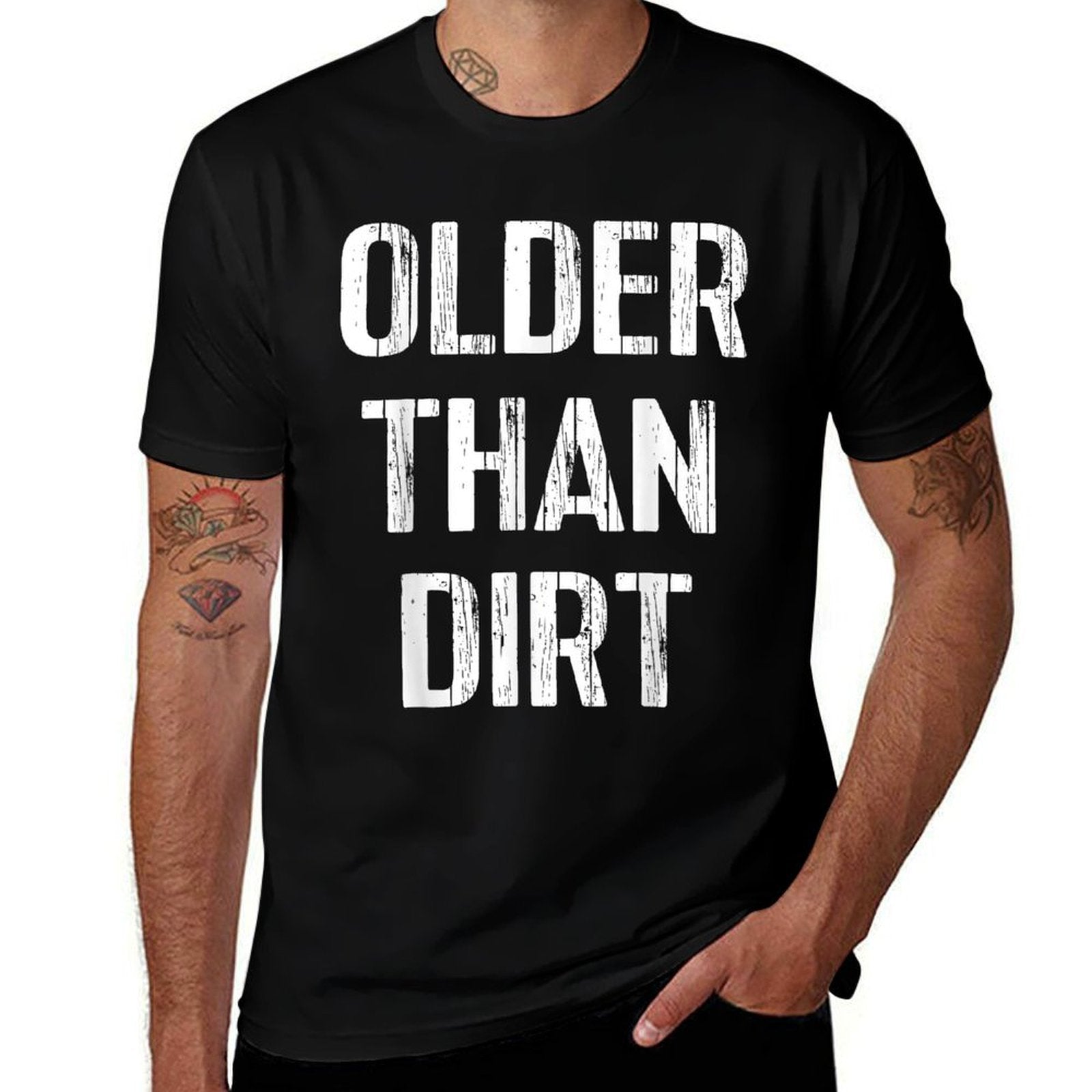 Funny Old Man Woman 50th 60th 70th 80th Birthday Gag  Slim-fit Cut T-Shirt