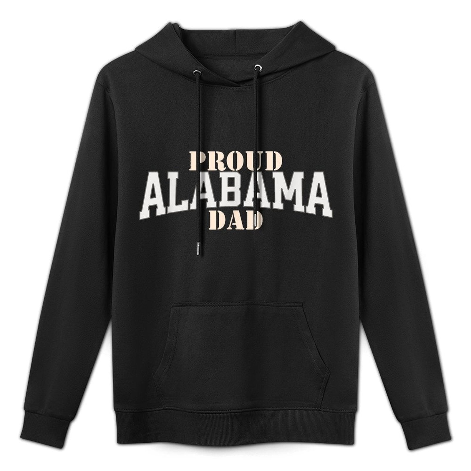 Proud Alabama Dad. Fathers Day, Birthday, Christmas Versatile Streetwear Hoodie