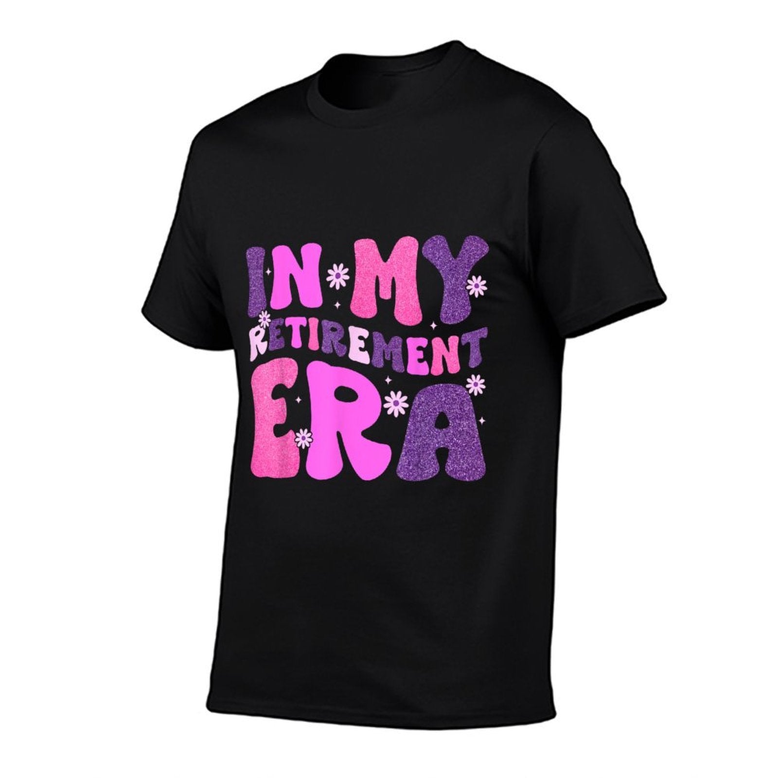 In My Retirement Era Retro Groovy Teacher Retired 2024 Women  Summer-ready Fabric T-Shirt