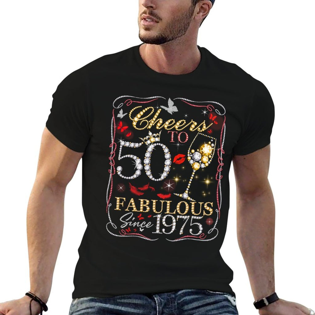 Cheers to 50 Fabulous Since 1975. Women’s 50th Birthday  Versatile T-Shirt