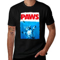 Xiongying Paws Cat And Mouse Top, Cute Funny Cat Lover Parody  Cotton T-Shirt