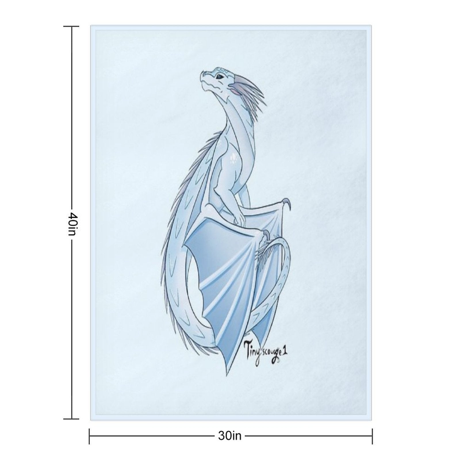 Winter The IceWing Anti-pilling Throw Blanket