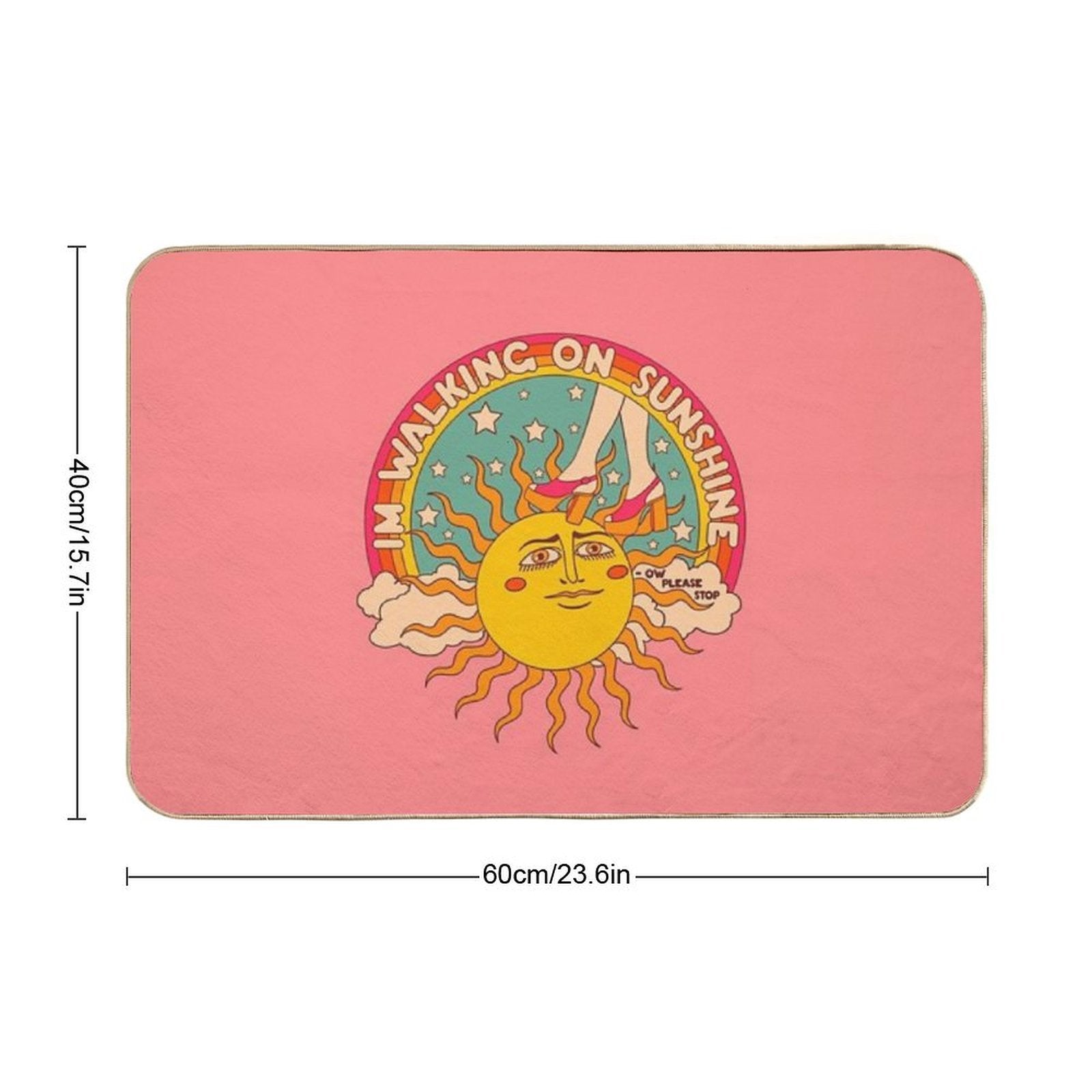 Walking on Sunshine  Versatile Bath Mat