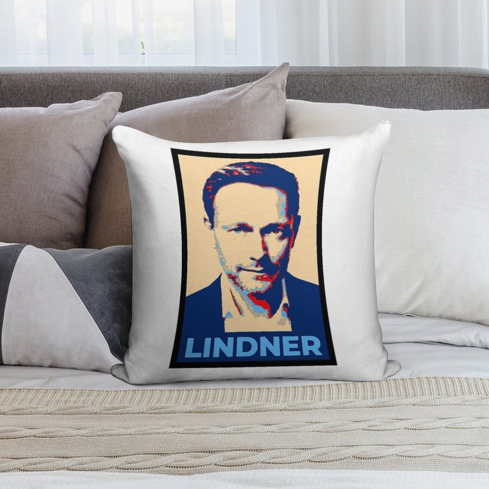 Legend - CHRISTIAN LINDNER - Minister of Finance Soft Easy Maintenance Throw Pillow