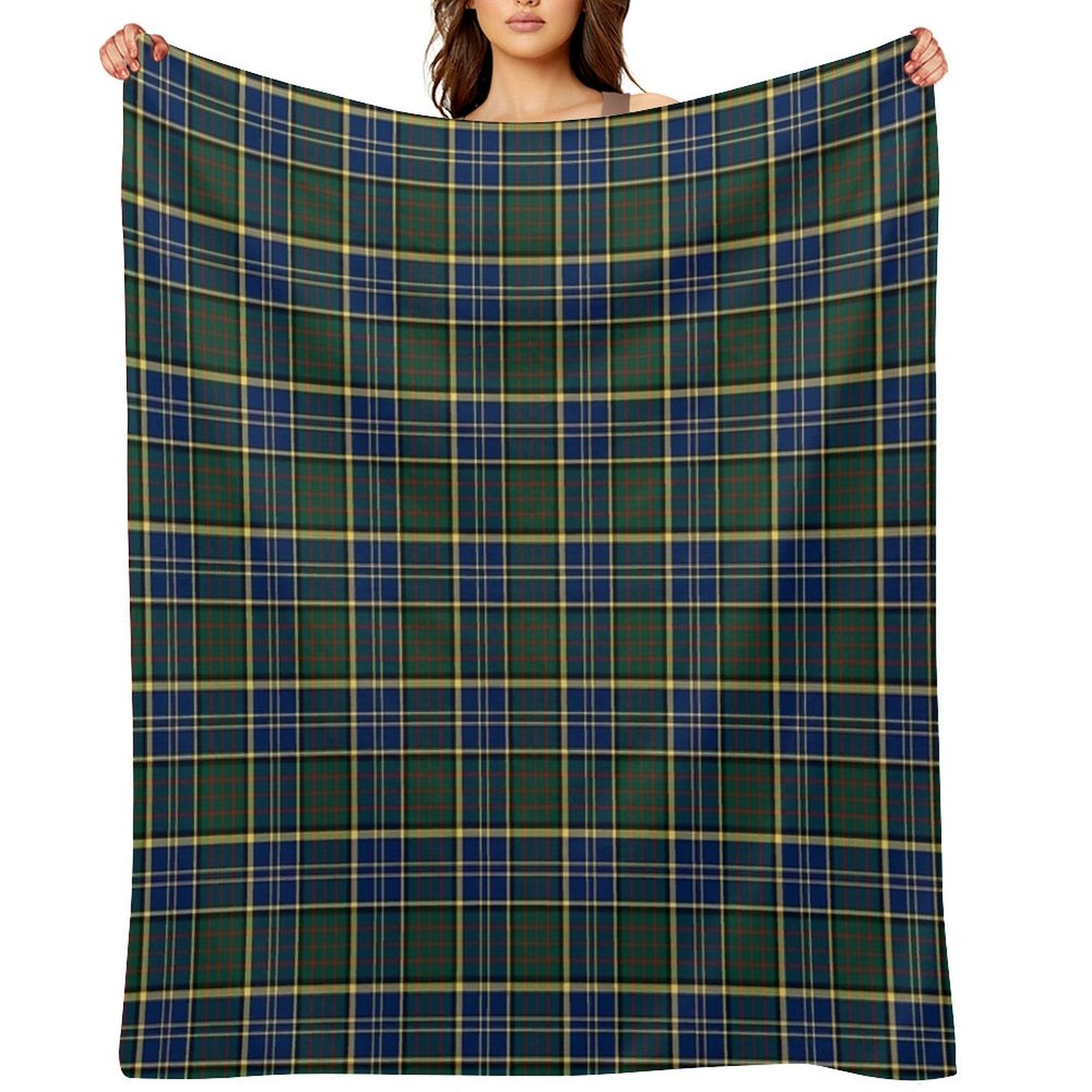 Clan MacMillan Hunting Tartan Eco-conscious Throw Blanket