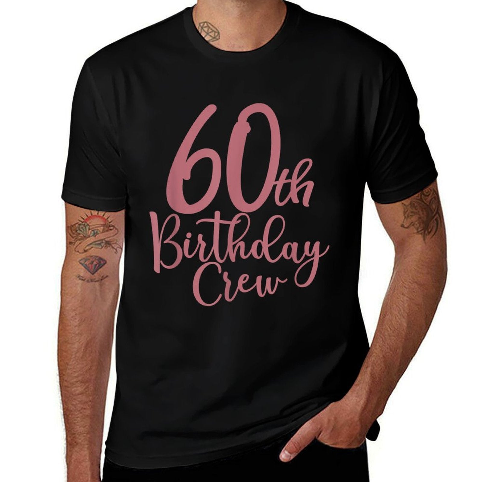 60th Birthday Crew 60 Years Old Women Matching Group Party  Versatile T-Shirt