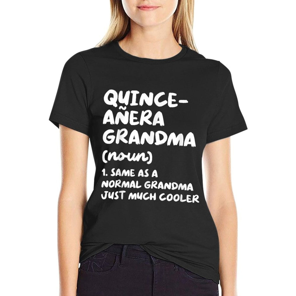 Quinceanera Grandma Definition Funny 15th Birthday  Soft T-Shirt