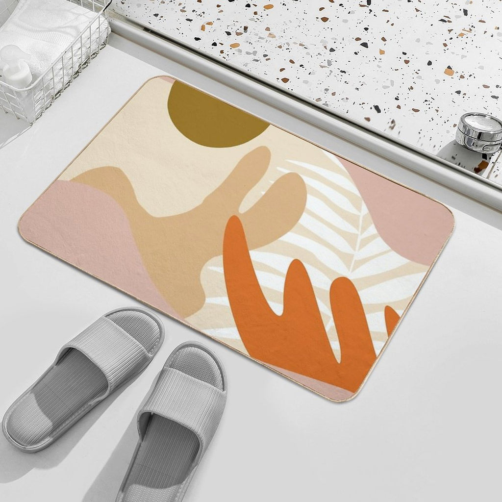 Beautiful View #minimalism #digitalart  Slip-Resistant Bath Mat