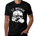 Funny Baseball Softball Season Apparel L7 Weenie  Ribbed Collar T-Shirt