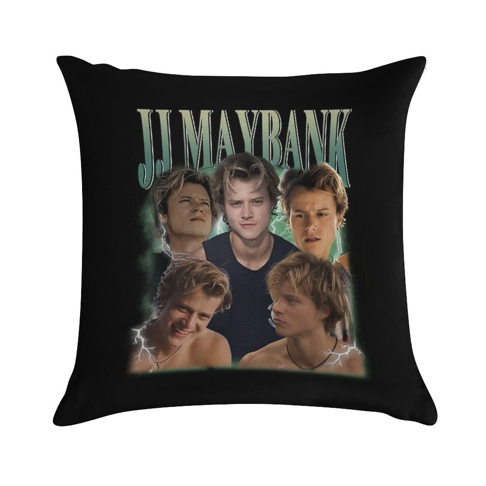 Retro JJ Maybank Vintage Bootleg 90s Style Soft Warmth Comfort Throw Pillow