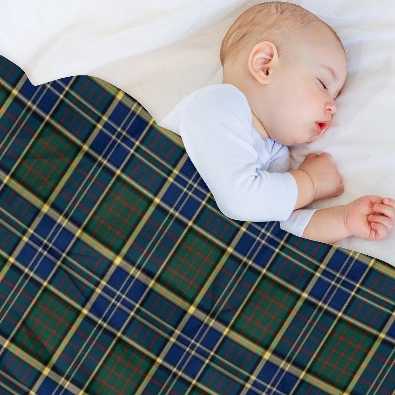 Clan MacMillan Hunting Tartan Eco-conscious Throw Blanket