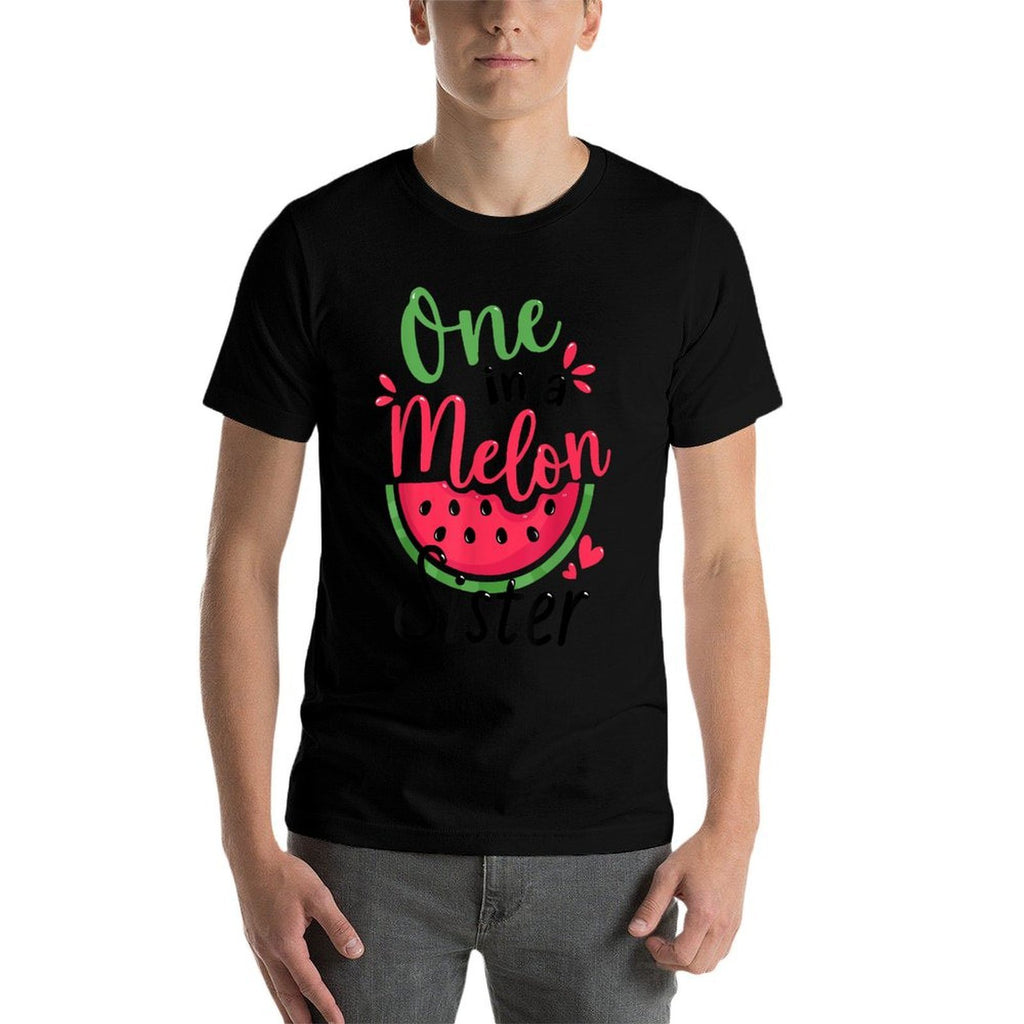 One in A Melon Sister 1st Birthday Party Family Matching  Tagless Design T-Shirt