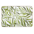 Delicate Eucalyptus Leaves  Rapid-Drying Bath Mat