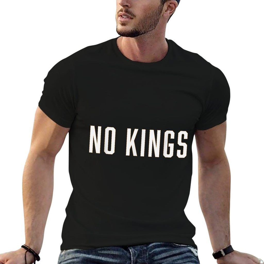 NO KINGS Free Speech And Protest Graphic  Wrinkle-resistant T-Shirt