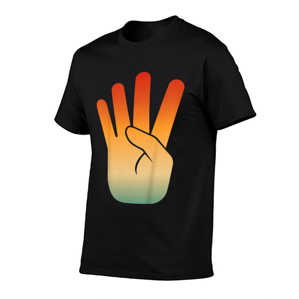 Kids Four 4 Years Old Fingers 4th Fourth Birthday Boys Girls Kids  Moisture-wicking T-Shirt