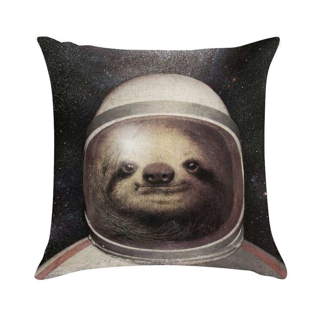 Space Sloth Soft Warmth Comfort Throw Pillow