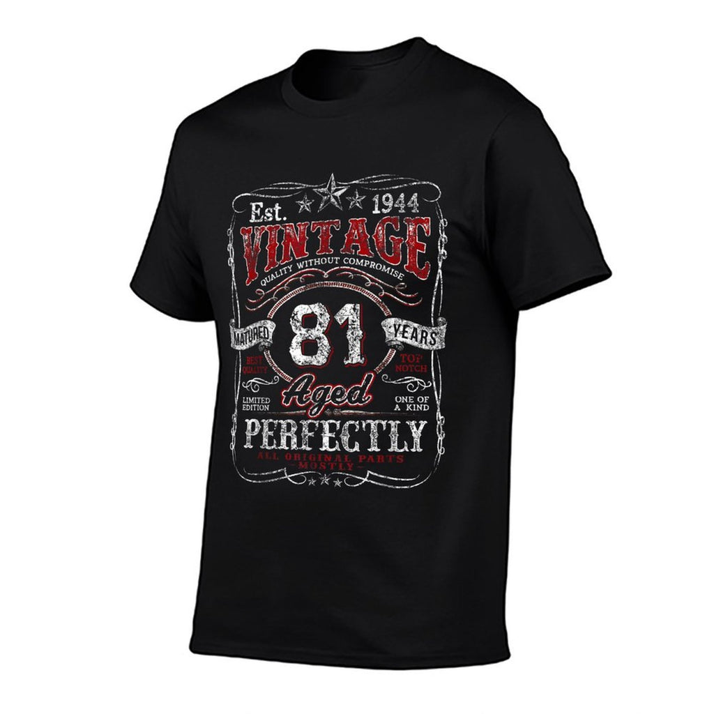Vintage 1944 Limited Edition 81 Year Old 81st Birthday  Easy-care T-Shirt