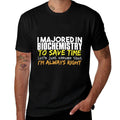 Biochemistry Major Gift for Back to School Gift  Oversized Silhouette T-Shirt