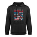 American Proud to Be Patriotic Featuring USA Merican Medium-Weight Fabric Hoodie