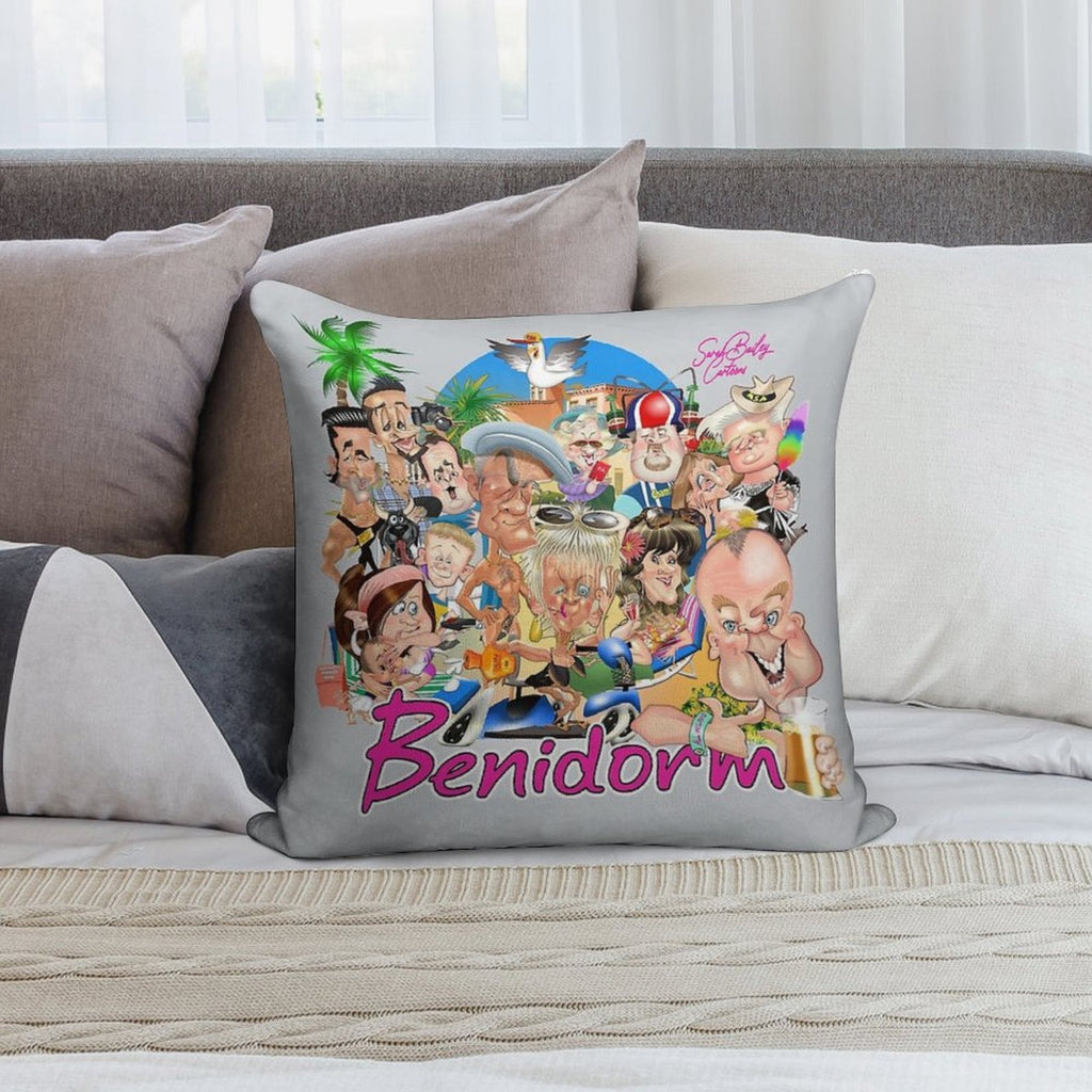 Benidorm! Soft Warmth Comfort Throw Pillow