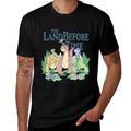 Land Before Time Pastel Dinosaur Friends  Heathered Texture T-Shirt