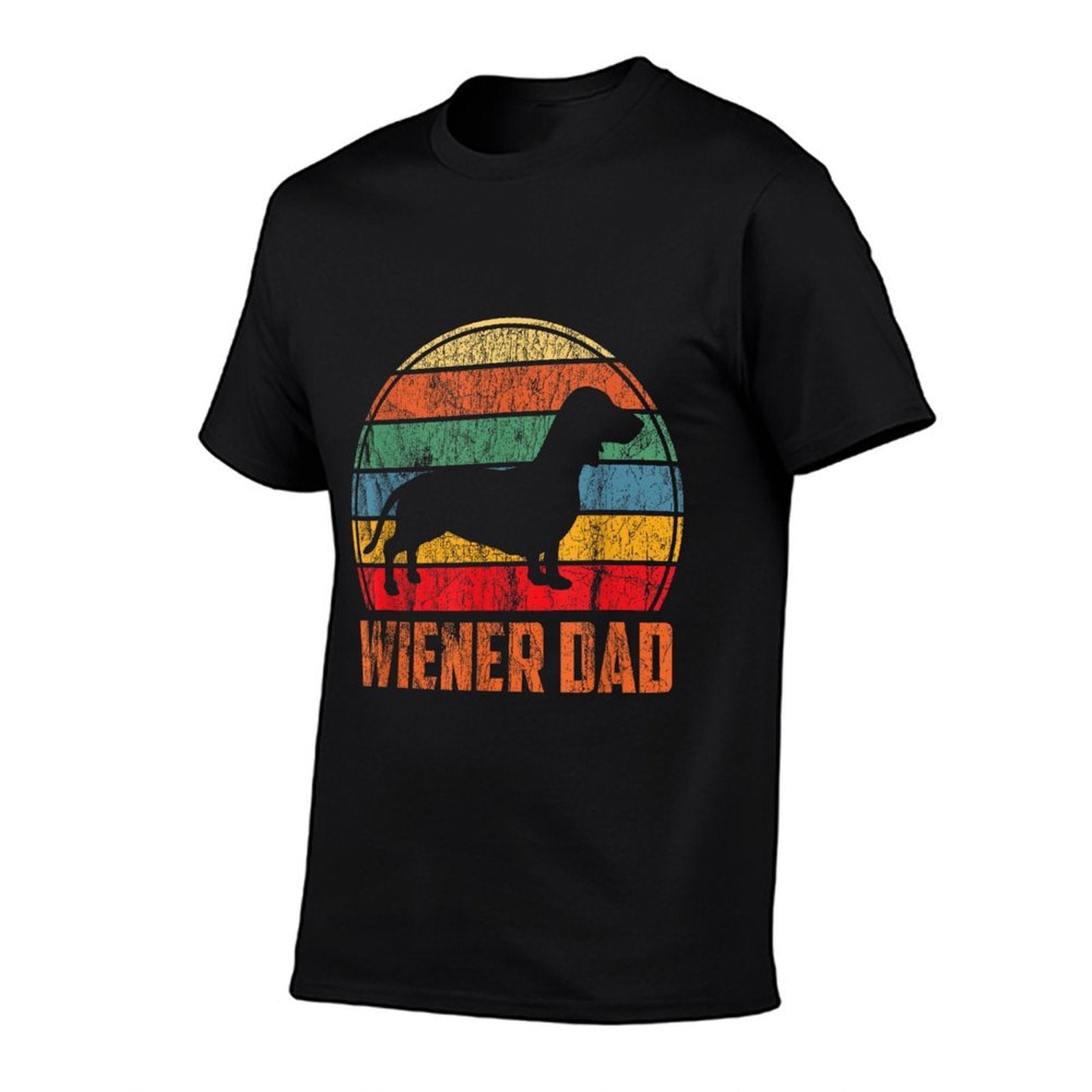 Wiener Dog Dad - Funny Dachshund Gift - Cute Weiner Dog Men Women  Moisture-wicking T-Shirt