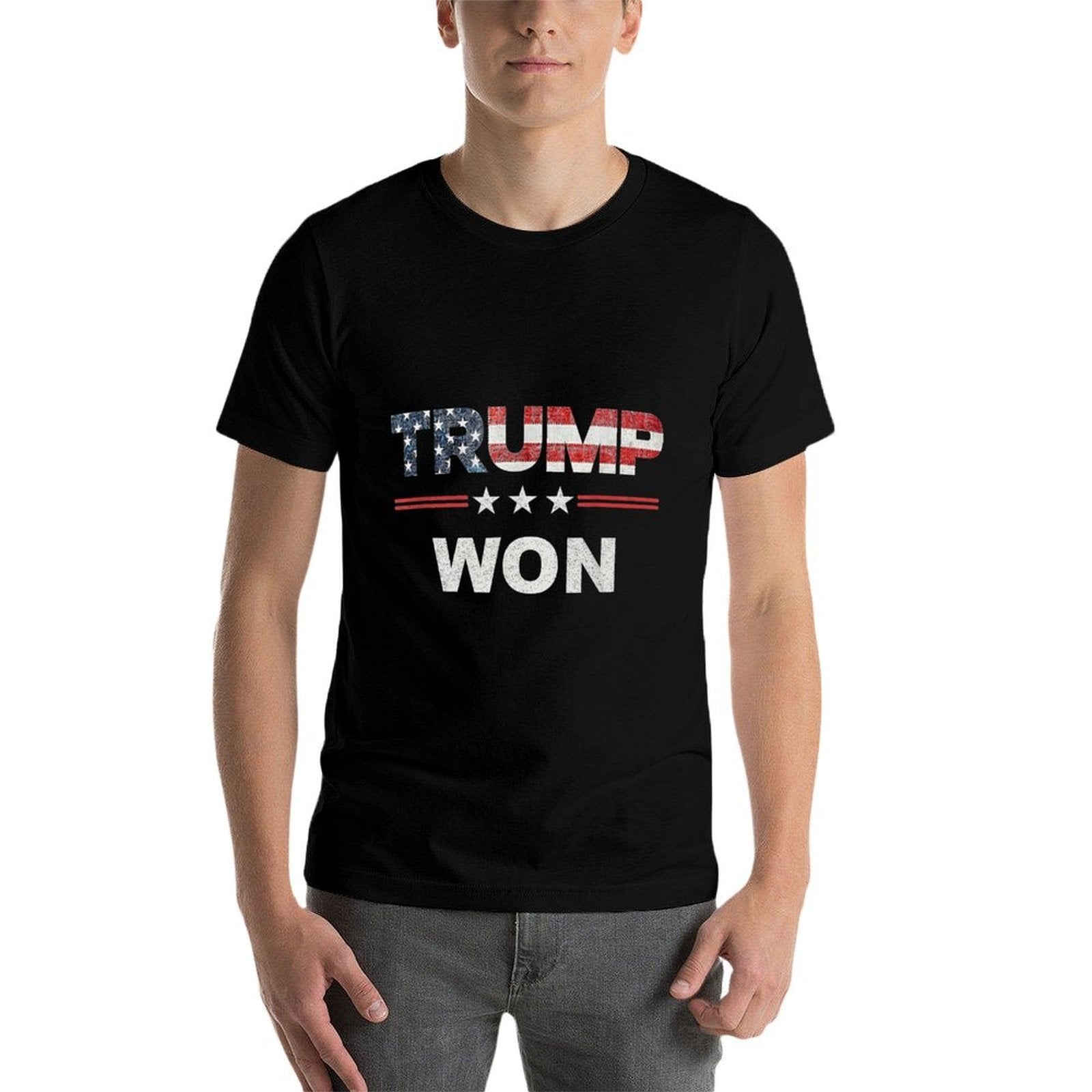Trump Won T 4th of July American Comfortable T-Shirt