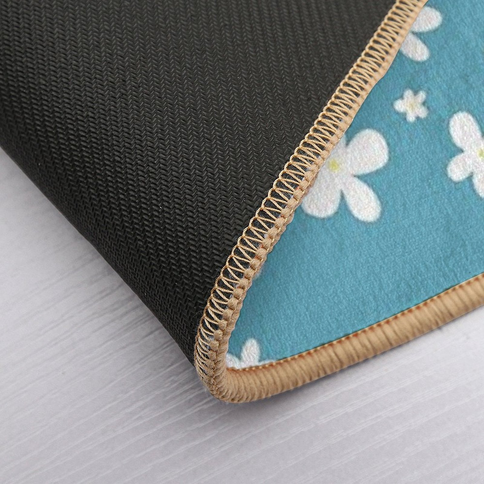 Daisy Pattern  Pet-Safe Bath Mat