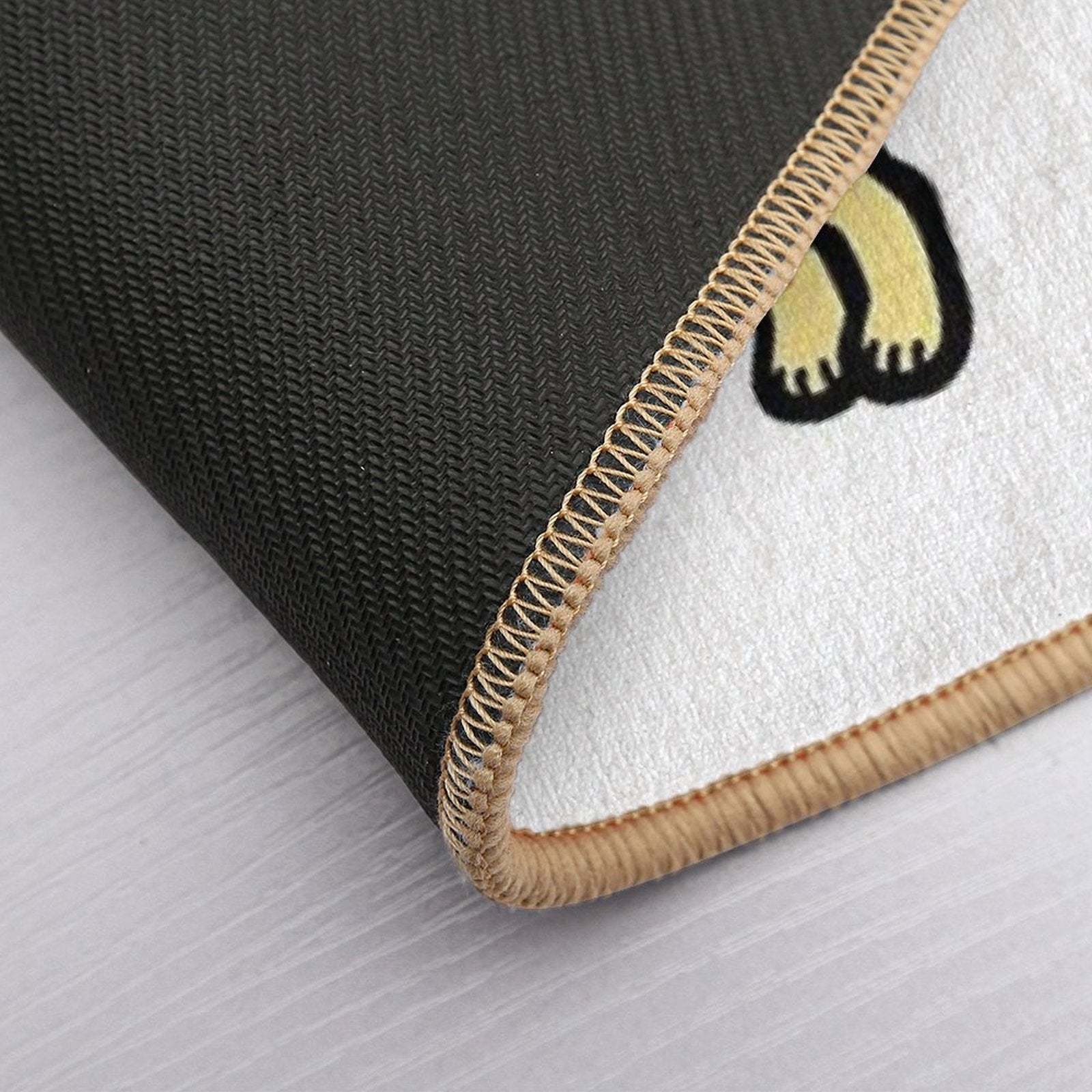 Dancing Yellow And Chocolate Labradors  Repositionable Bath Mat