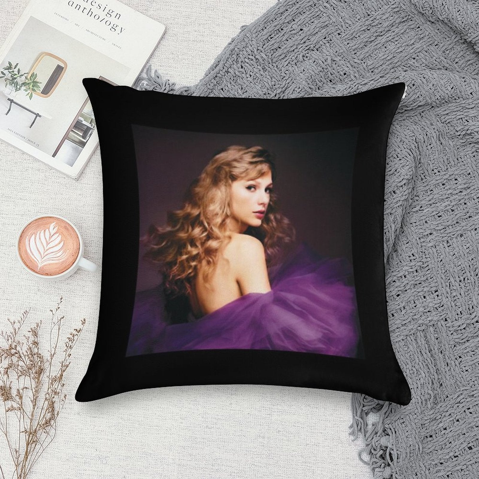 Speak Now Taylor Swift Soft Washable Throw Pillow